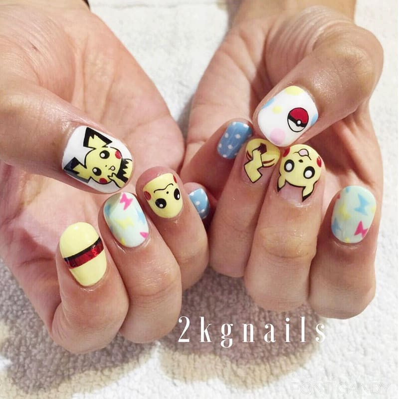 Pokemon Nail Art