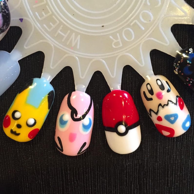 Pokemon Nail Art