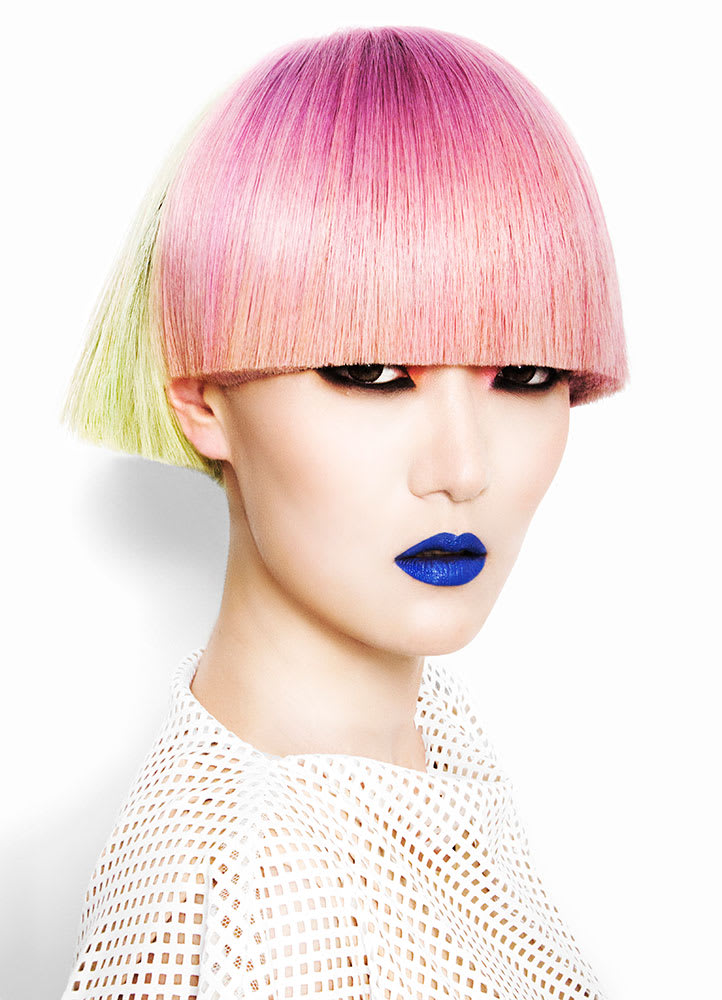 3 Vivid Hair Color Ideas on Super Short Hair