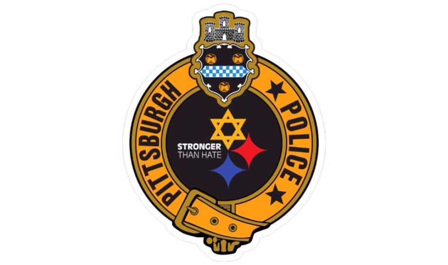 Pittsburgh Police Adds ‘Stronger Than Hate’ Decals to Vehicles