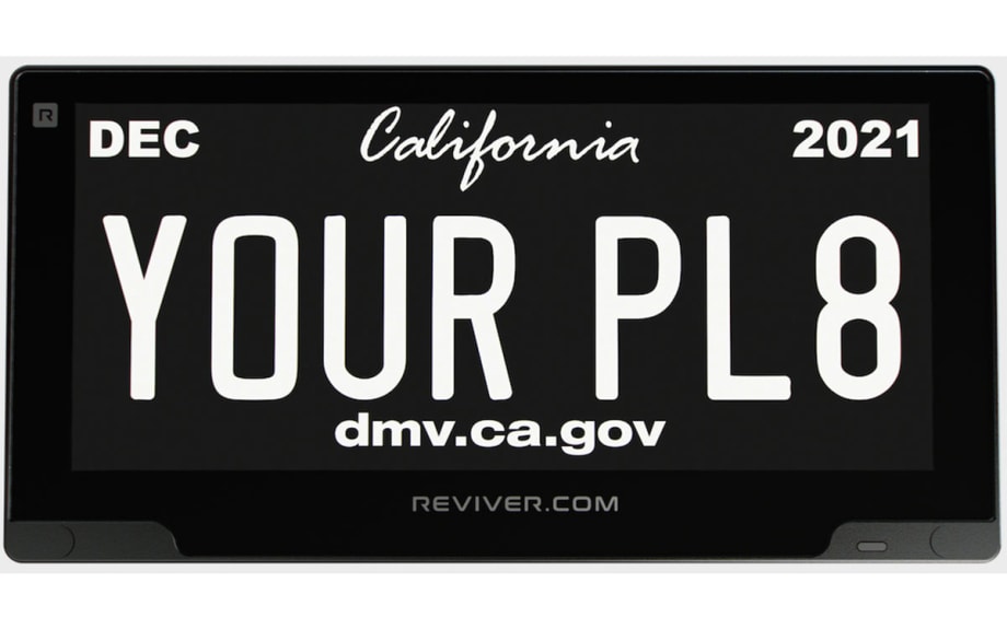 Reviver Launches Battery Powered, Easily Installable Version of its Rplate Digital License Plate 