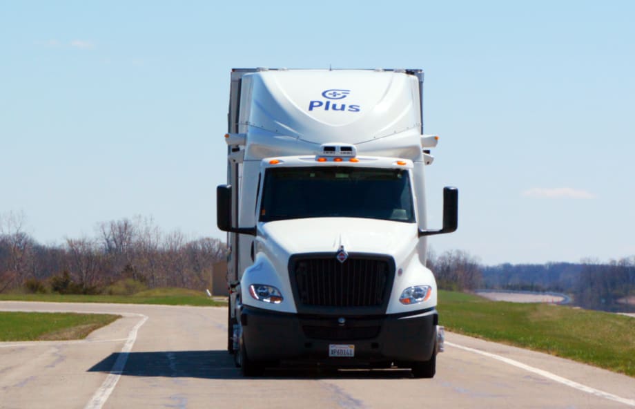 PlusAI truck.