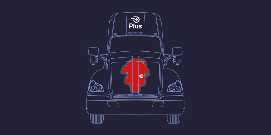 Plus, Cummins to Develop Autonomous Trucks with Natural Gas Powertrain