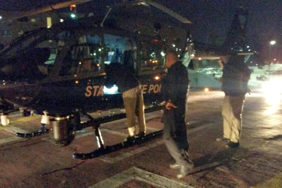 MA Troopers Use Helicopter to Make Daring Rescue of Man in Icy River