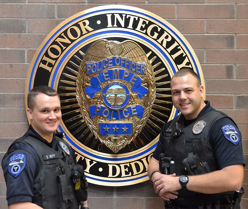 Ariz. Officers Receive NLEOMF Officer of the Month Award