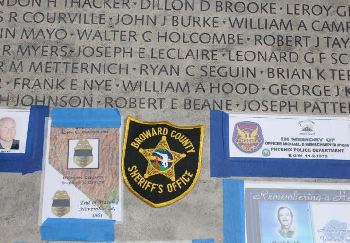 Police Week: Names on a Wall
