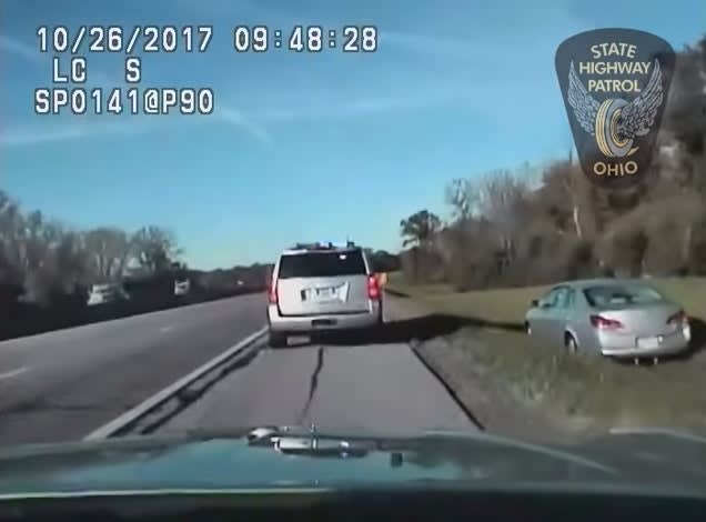 Video: Joyriding 10-Year-Old Arrested by Ohio Troopers After High-Speed Pursuit