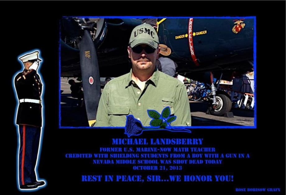 Slain Nev. Teacher a Former Marine