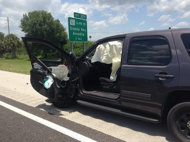 Driver Strikes Florida Deputy Enforcing "Move Over" Law