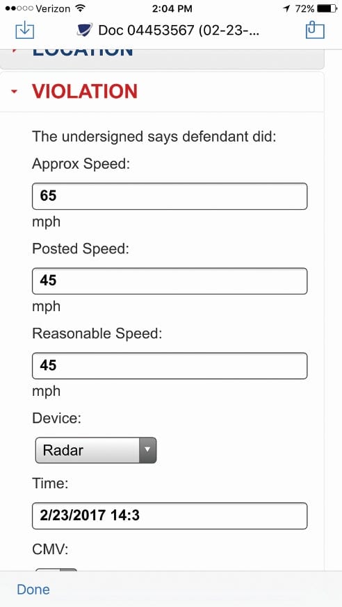 iCitation and eCrash