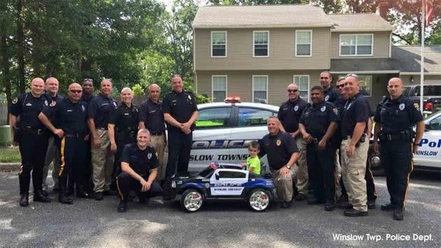 NJ Boy Who Bought Officers Lunch Gets Special Patrol Car
