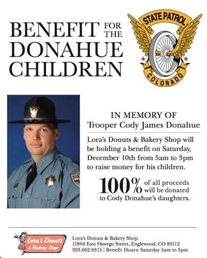 Colorado Donut Shop Holds Benefit for Fallen Trooper's Daughters