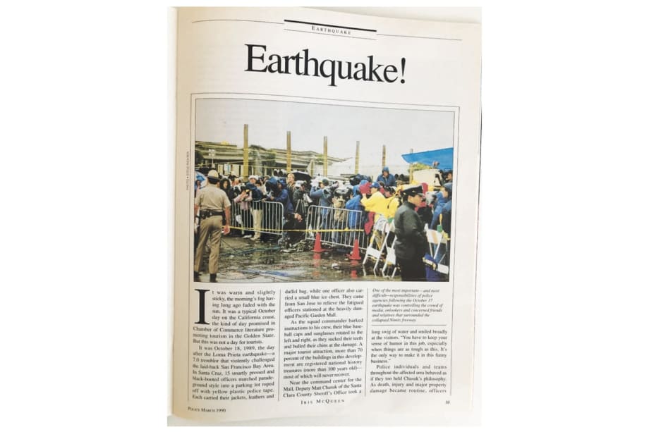 Looking Back: Less-Lethal, Qualification Courses, and Earthquakes