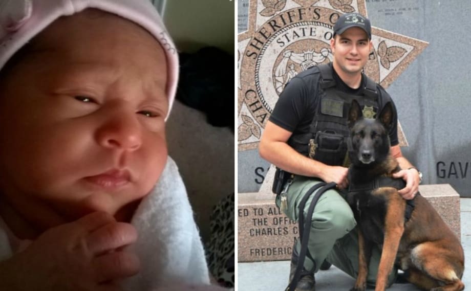 Maryland Officer Saves 10-Day-Old Baby from Choking