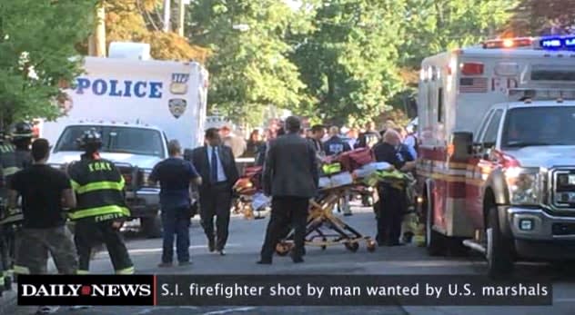Video: New York Ex-Con Shot Firefighter, Set Home on Fire as Marshals Came to Arrest Him