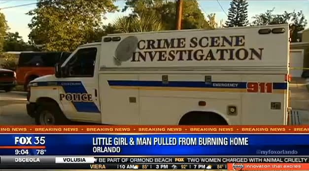 Video: Florida Officers Save Girl and Father From House Fire, Father Charged with Arson