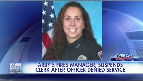 Video: Arby's Fires Manager, Suspends Clerk Who Refused to Serve Florida Officer