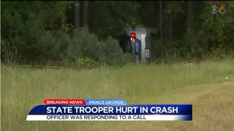 Video: Virginia Trooper Killed Responding to Fatal Crash