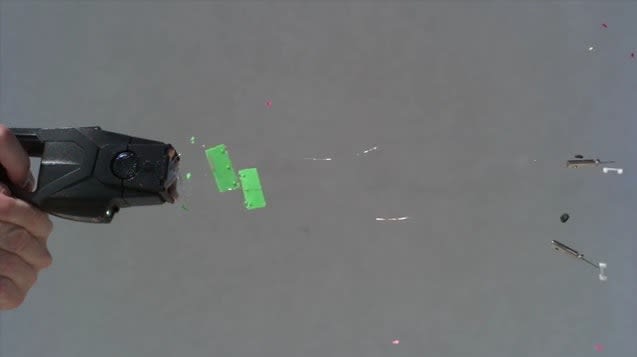 Video: TASER Videos Slowed Down to 28,500 Frames Per Second
