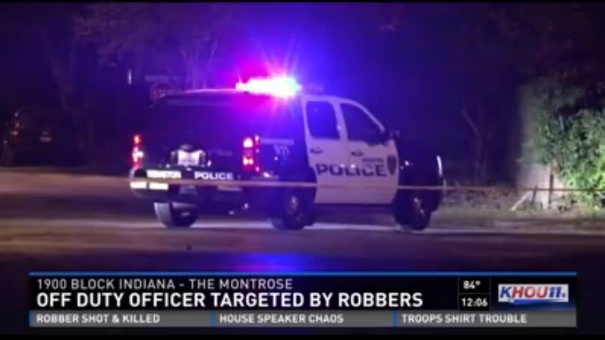 Video: Houston Officer Turns Tables on Attempted Ambush