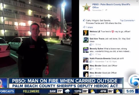 Video: Florida Deputy Rescues Elderly Couple from Fire