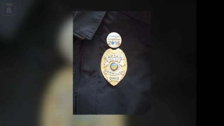 Video: Ohio Officer Suspended for Wearing Pro-Pot Pin on Uniform
