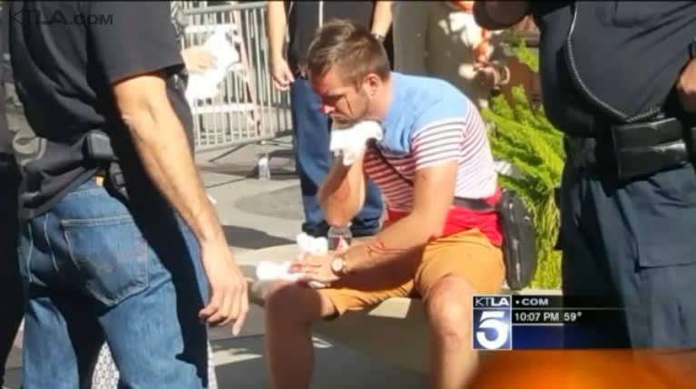 Video: 2 Off-Duty NYPD Officers Stop CA Stabbing Suspect, Help Victim