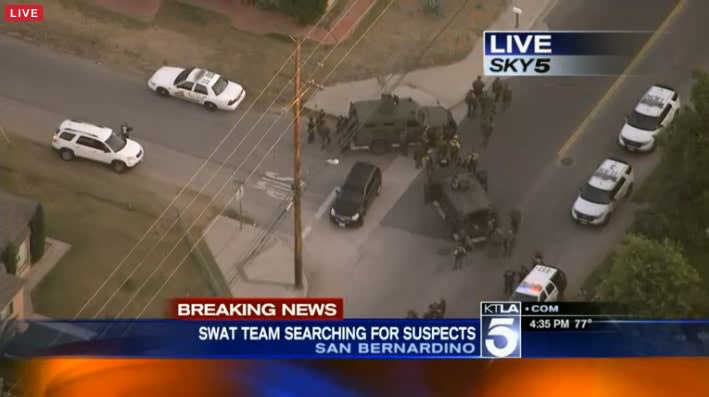 Officer Wounded in Shootout with California Massacre Suspects