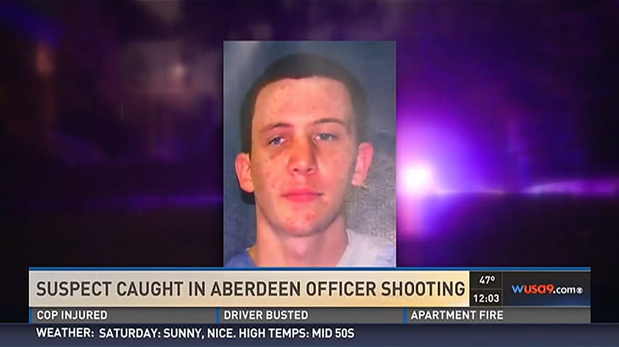 Video: MD Officer Shot in Face, Suspect in Custody