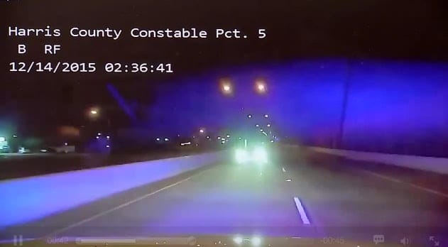 Video: Texas Deputy Constable Stops Wrong-Way Driver with Patrol Car