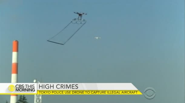 Video: Tokyo Police Plan to Fight Drones with Drones