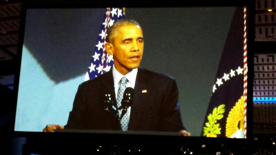Obama Praises Officers, Pushes for Stricter Gun Laws and Sentencing Reform in Speech to IACP Crowd