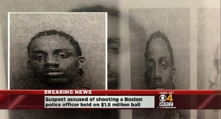 Video: Suspect in Boston Officer Shooting Held on $1.5 Million Bail