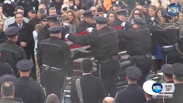 Video: Thousands Gather to Honor Slain Utah Officer