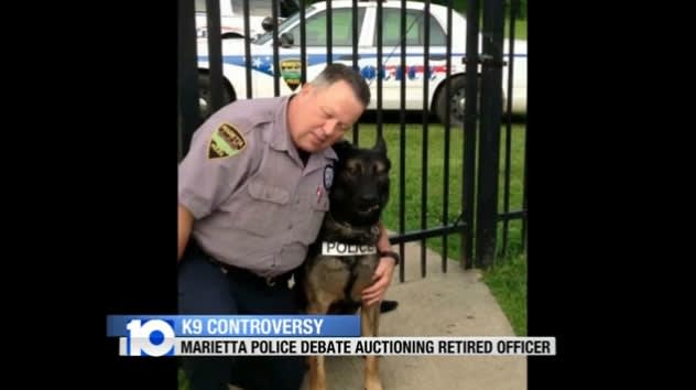 Video: Retired Ohio Officer's K-9 Set to Be Auctioned Off