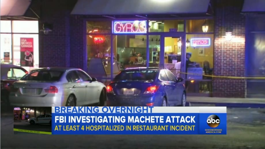 Video: Machete-Wielding Man Injures 4 in Ohio Restaurant Attack