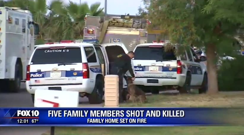 Video: Officers Tried to Rescue Family Shooting Victims from House Fire