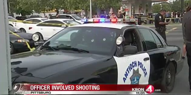 Video: California Officer Shot in Head After Pursuit