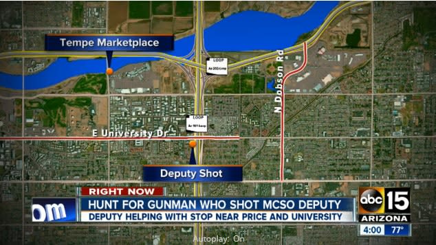 Video: Arizona Deputy Shot Multiple Times During Traffic Stop