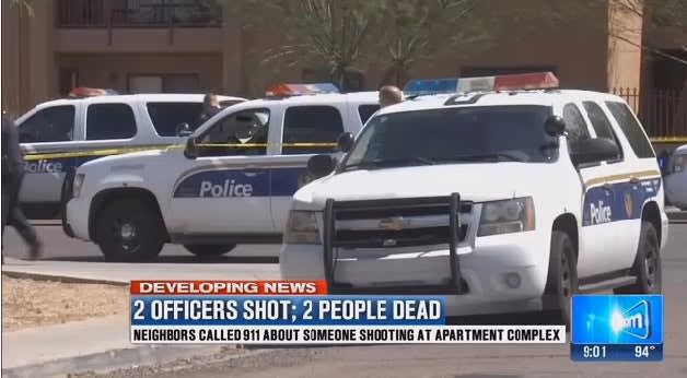 Video: 2 Phoenix Officers Shot in Gun Battle Now Home From Hospital