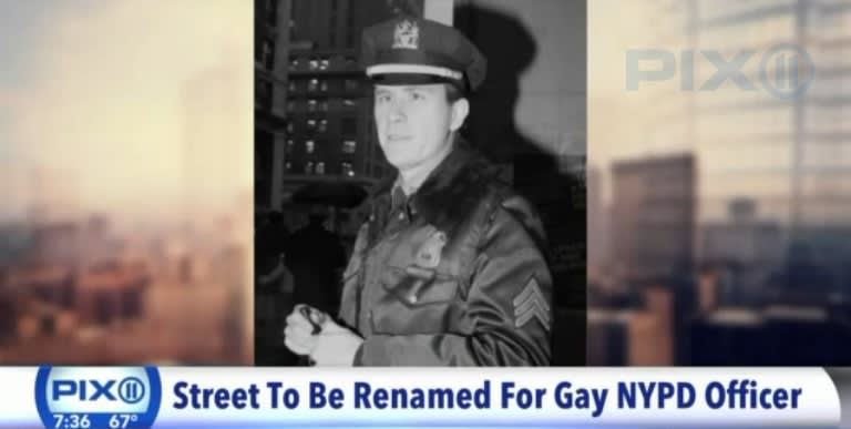 Video: NYC Names Intersection for Officer Who Founded LGBT Group