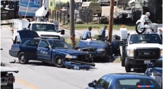 Video: 2 Missouri Police Cruisers Collide Responding to Emergency, Officers Injured