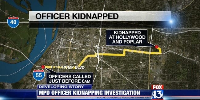 Video: Off-Duty Memphis Officer Kidnapped, Escapes From Moving Van