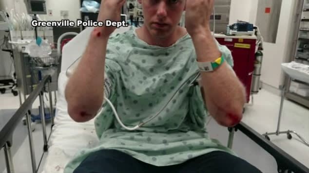 Video: North Carolina Officer Attacked Outside Police Station