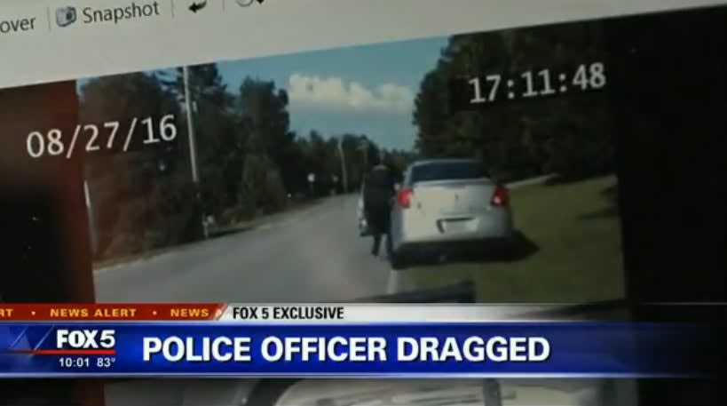 Video: Woman Accused of Running Over Georgia Officer