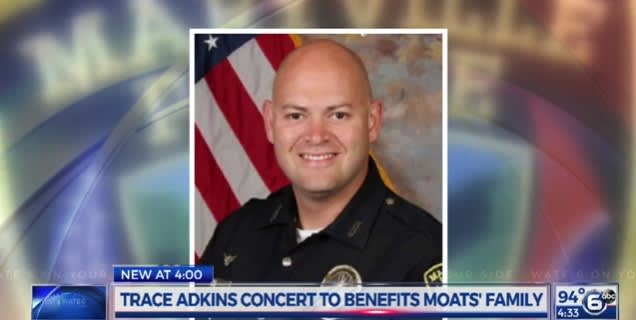 Video: Trace Adkins, Venue to Donate $10,000 to Slain TN Officer's Family