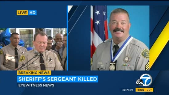 Video: Gunman Stood Over and 'Executed' L.A. County Sheriff's Sergeant, Sheriff Says