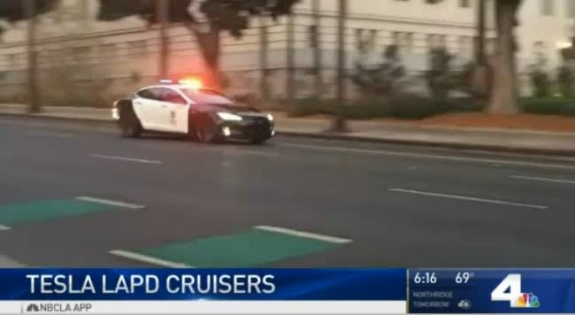 Video: LAPD Equipping Tesla Sedan as Patrol Vehicle