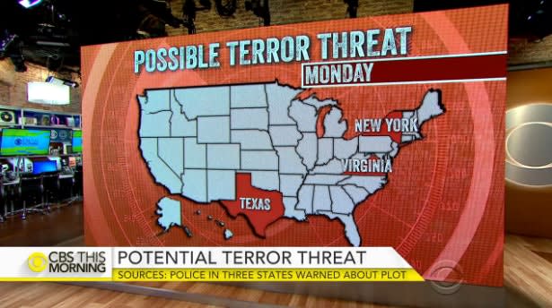 Video: Police Warned of Possible Al Qaeda Attacks in U.S. Monday