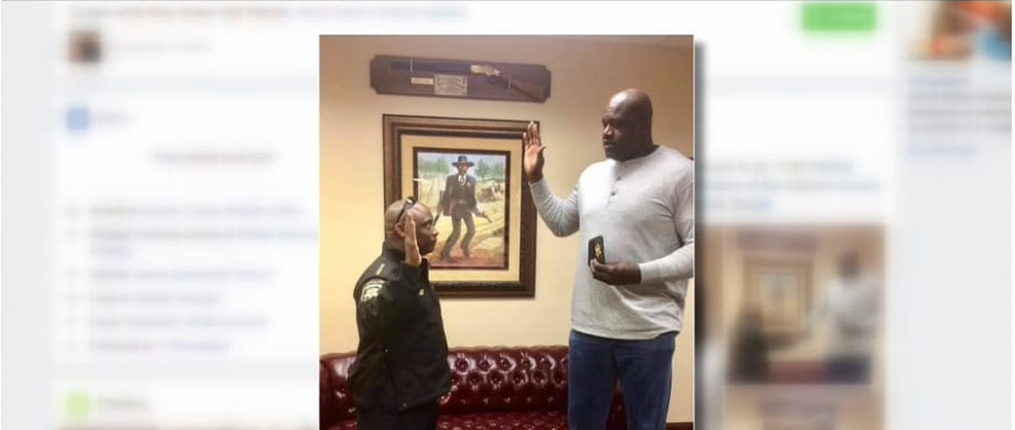 Video: Shaq Sworn in as Georgia Deputy